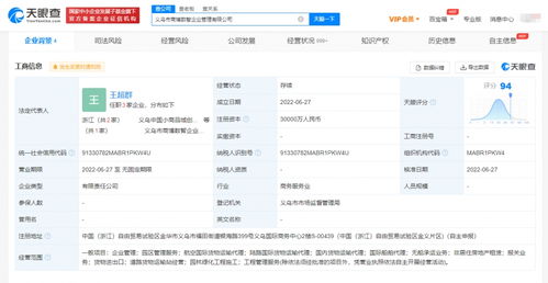 小商品城成立企業管理公司，注冊資本3億元專注企業管理咨詢